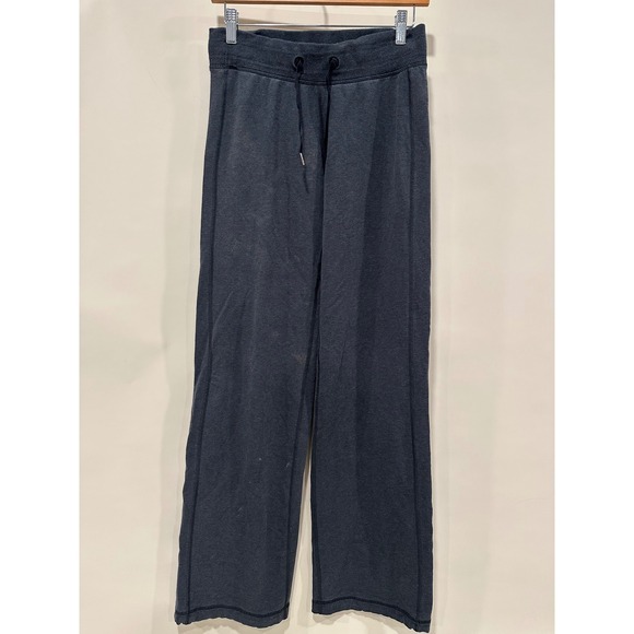 Lululemon Women's Size 6 Gray Lounge Drawstring Wide Leg Sweatpants Comfy Casual - Picture 1 of 6